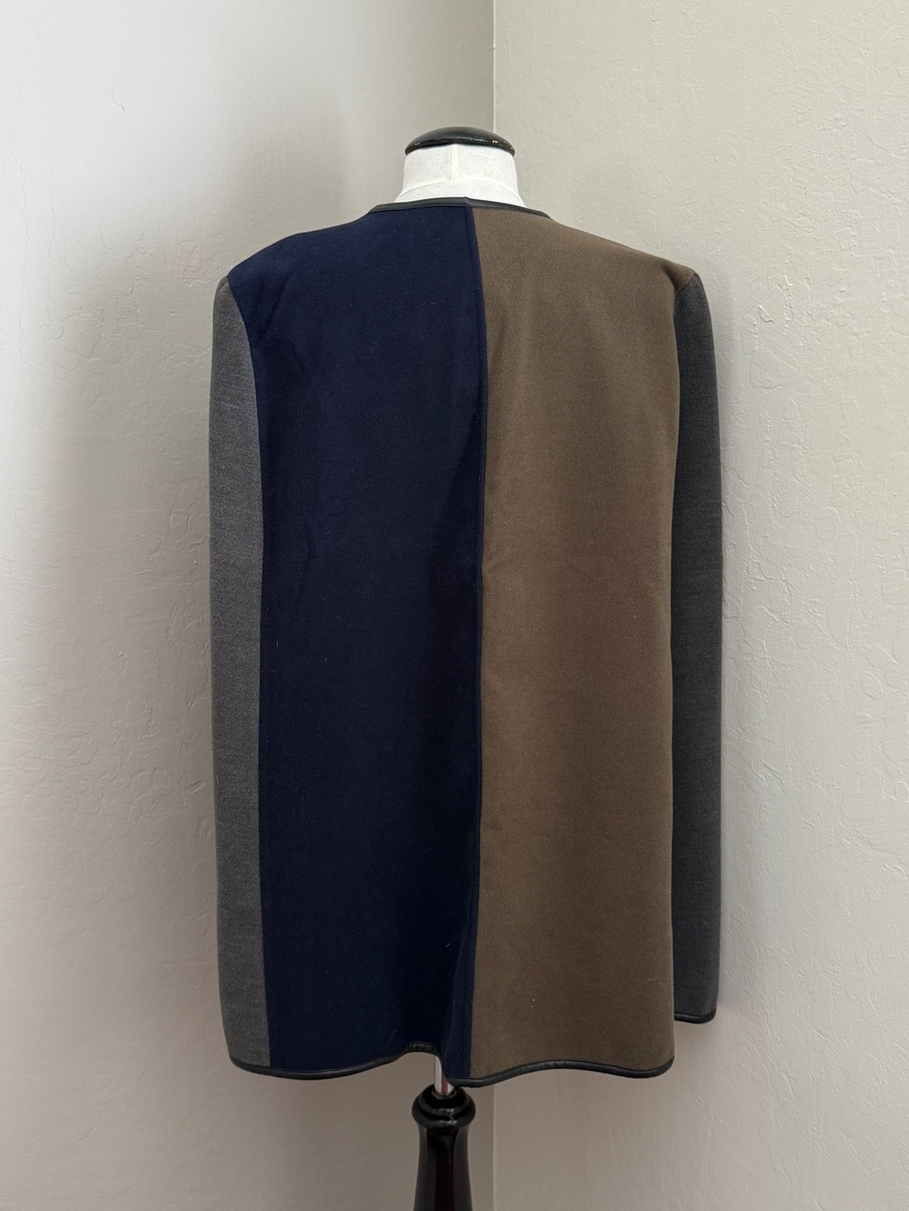 ASOS Color Block Fall Autumn Cape - Picture 4 of 8